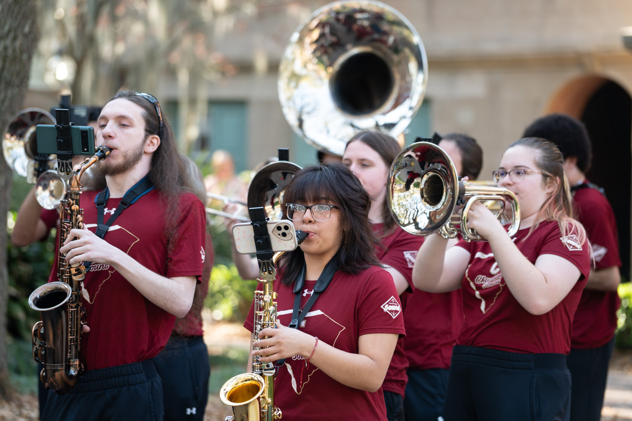 Chuck Town Sound plays at CofC day