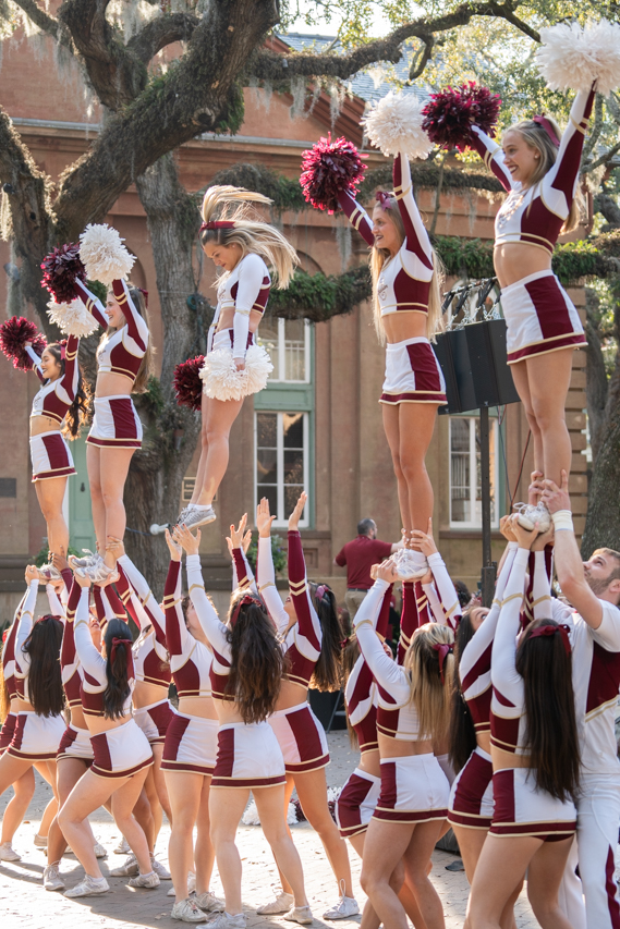 more cheer at the College of Charleston