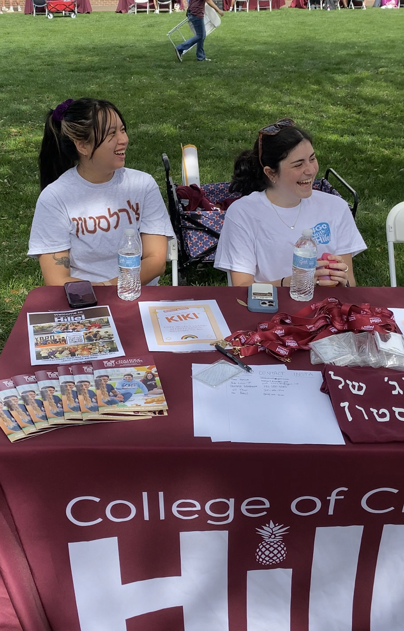 club sign up at Admitted Student Day