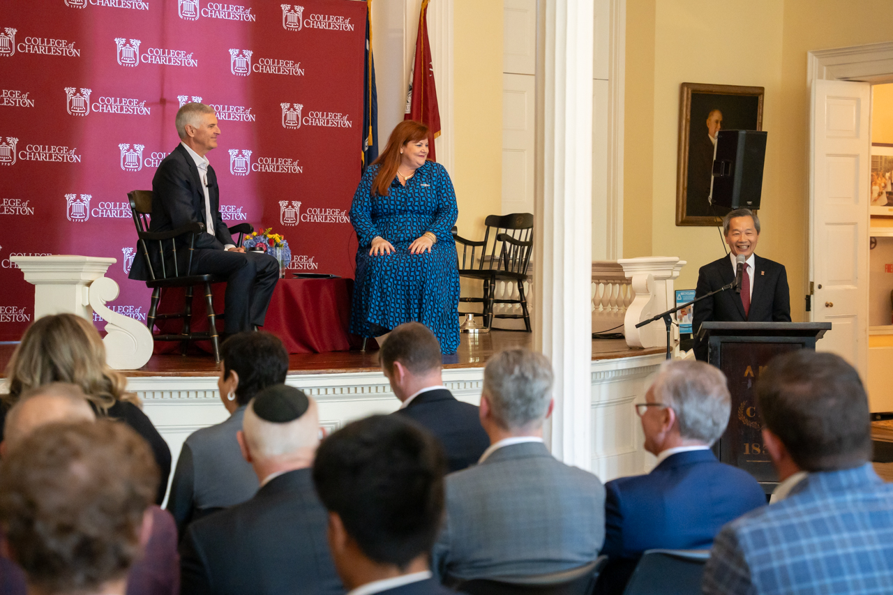 Chris Nessetta CEO of Hilton Worldwide visits The College of Charleston