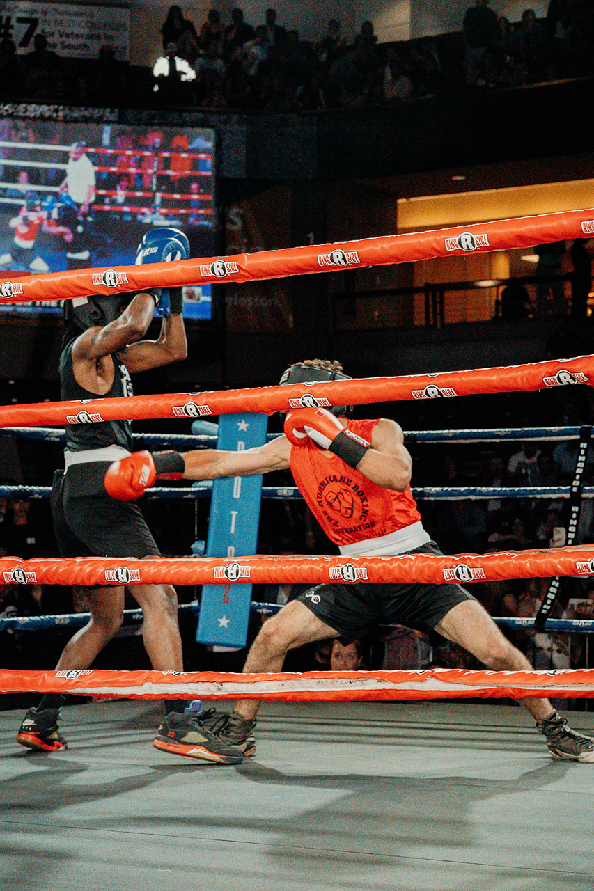 Boxing at battle of the bricks at TD Arena