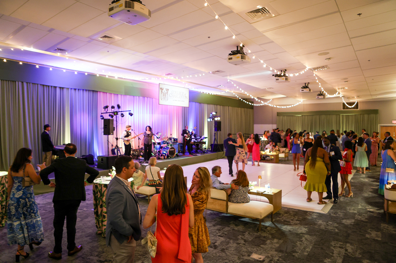 Indoor event space at the Charleston Affair 