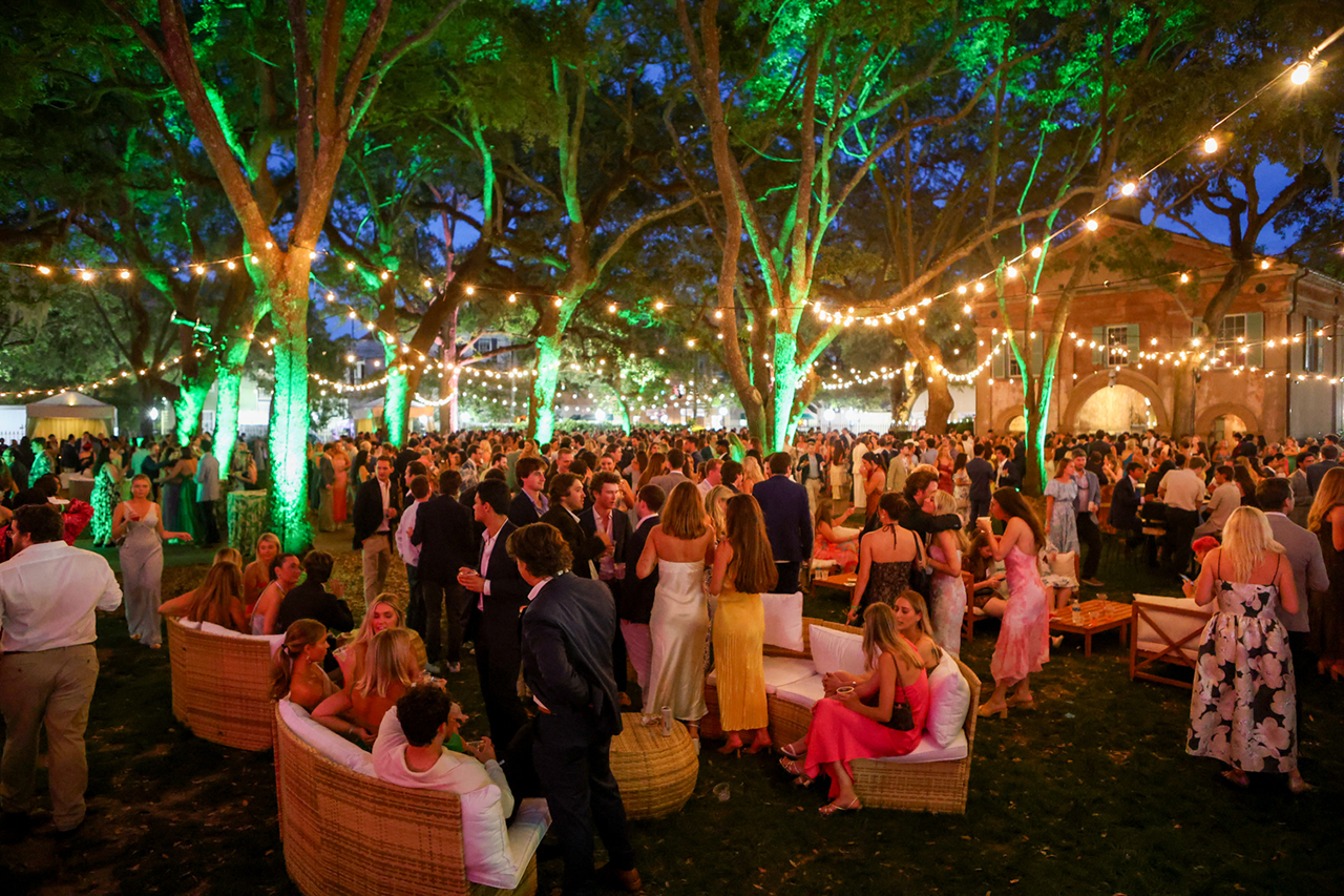 The party in the Cistern for the Charleston Affair and alumni event 