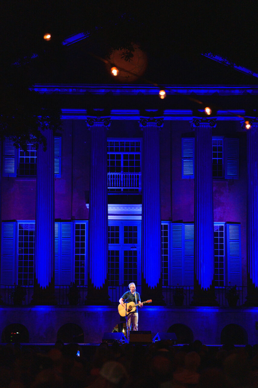 Jason Isbell plays in front of Randolph Hall during Spoleto Festival 