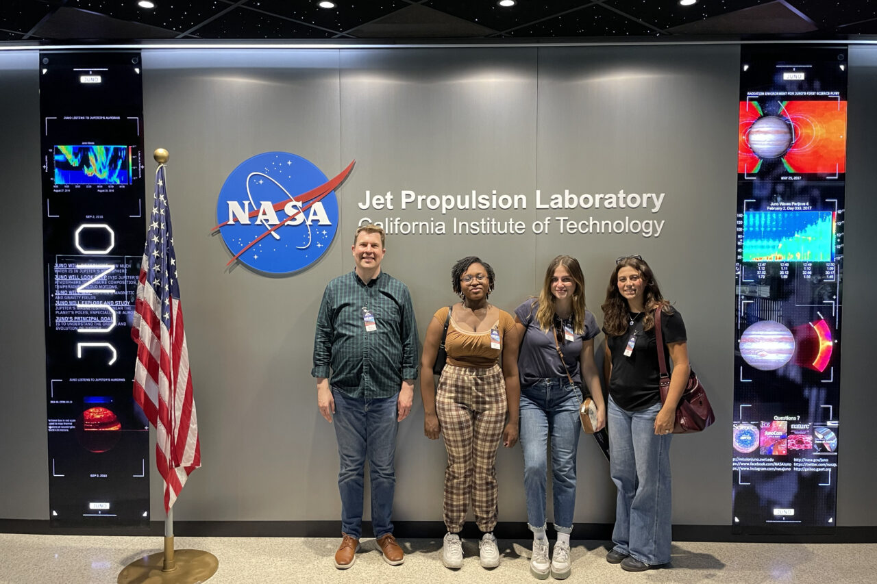 Students travel to Pasedena, CA to NASA's jet propulsion lab 