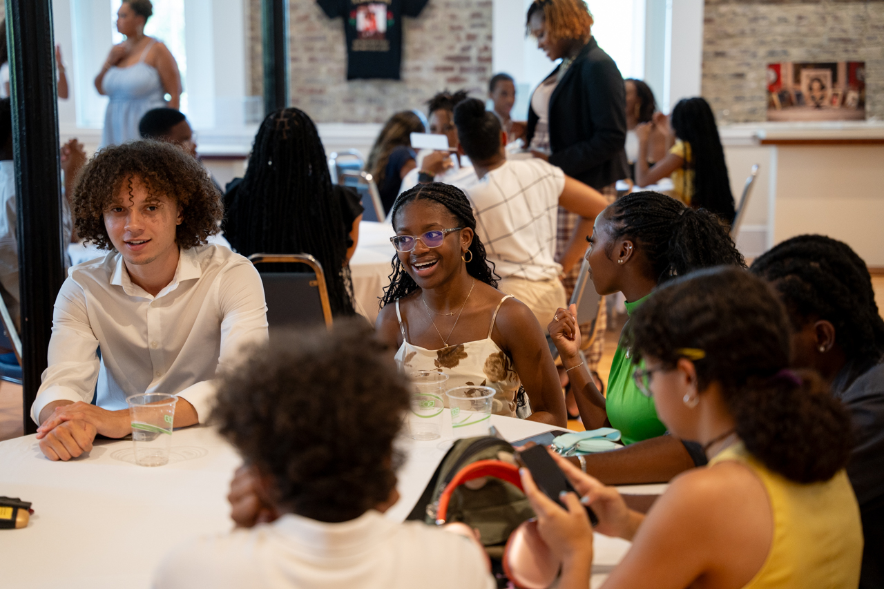 The 1967 Legacy Scholars started the academic year with a reception and volunteer opportunity at the Avery Research Center for African American History and Culture. 