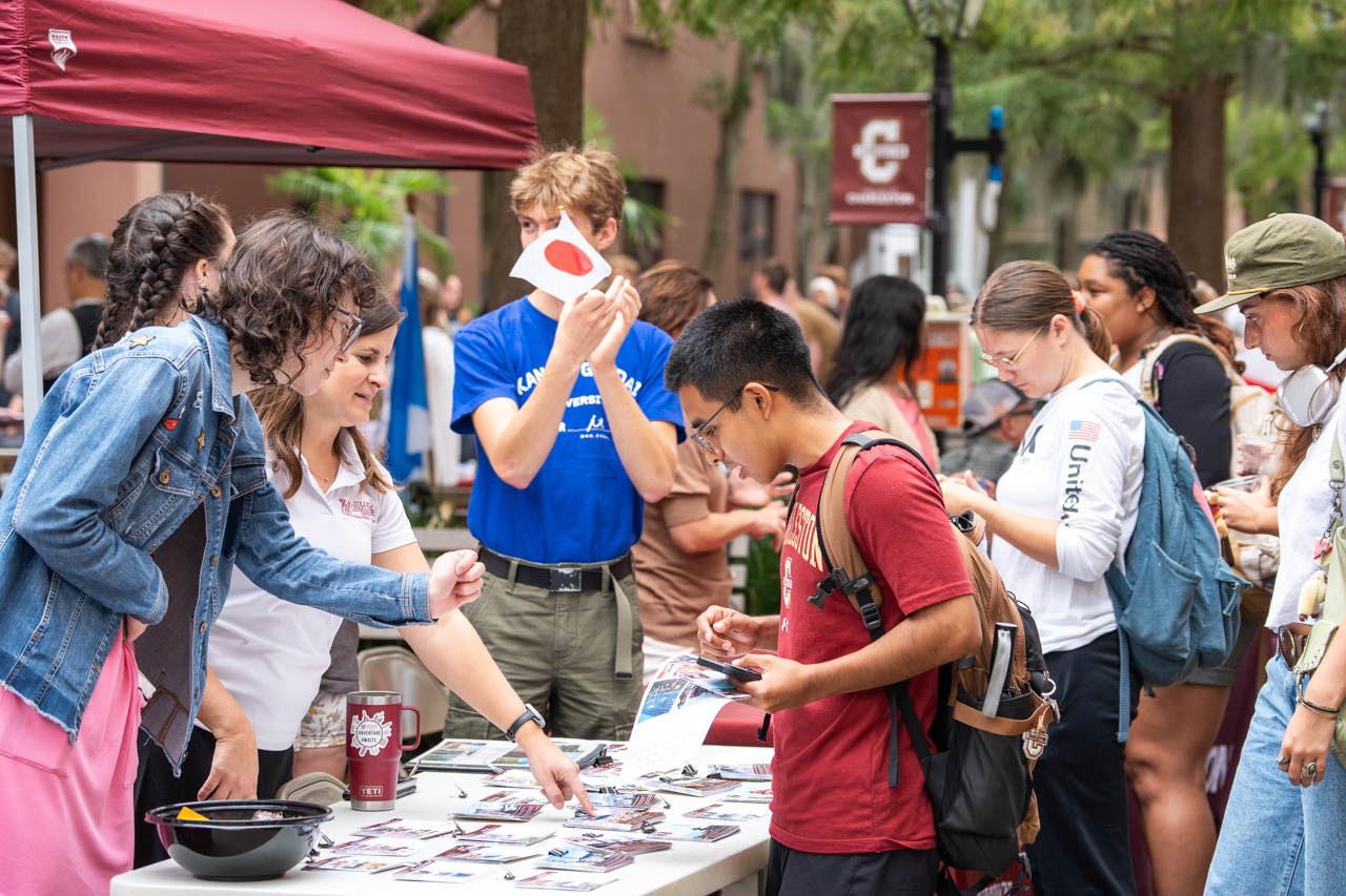 Study Abroad Fair in the Cougar Mall 