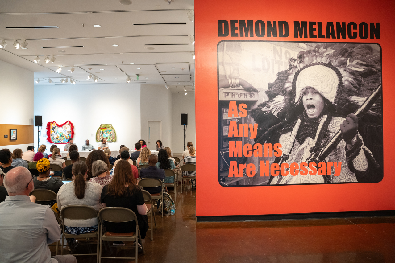 The Halsey Institute galleries presents a WGS Intersections event around their fall exhibition, Demond Melancon's As Any Means Are Necessary