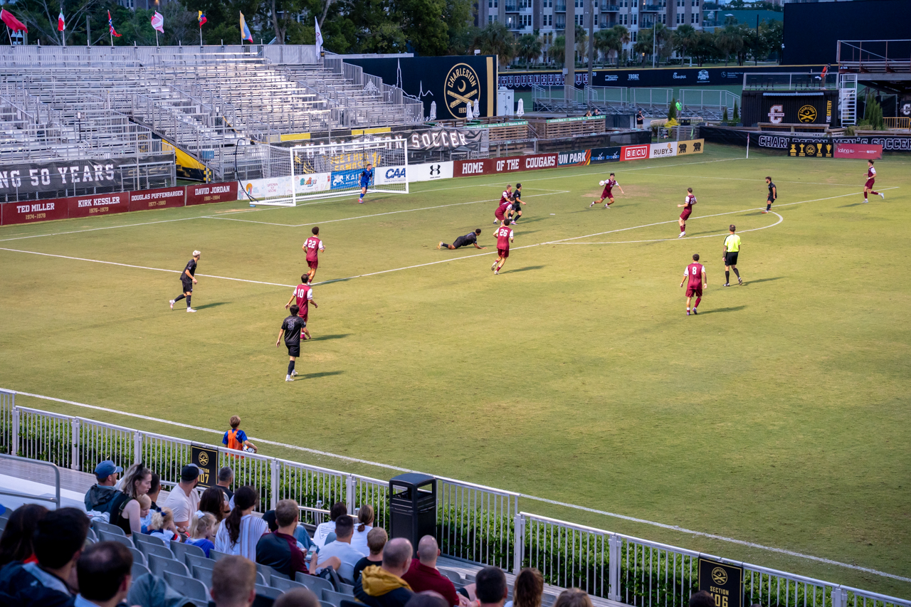 Friday night's soccer game celebrated the 50th anniversary of Men's soccer the College of Charleston