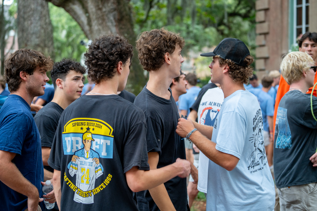 IFC Bid Day in the Cistern Yard 