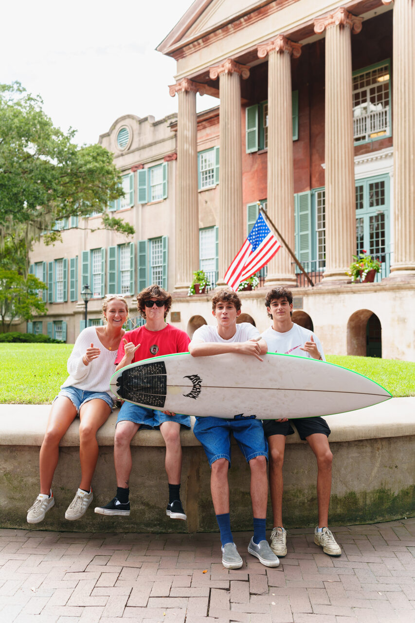 surfboards and college