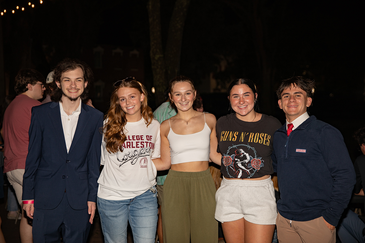 Students attend CAB's Casino Night.