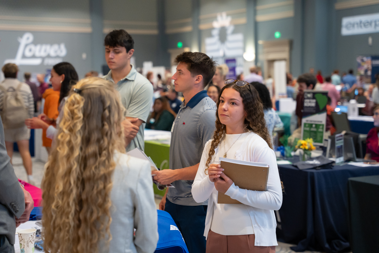 College of Charleston hosts the Career Exploration Fair at the Gillard Center 