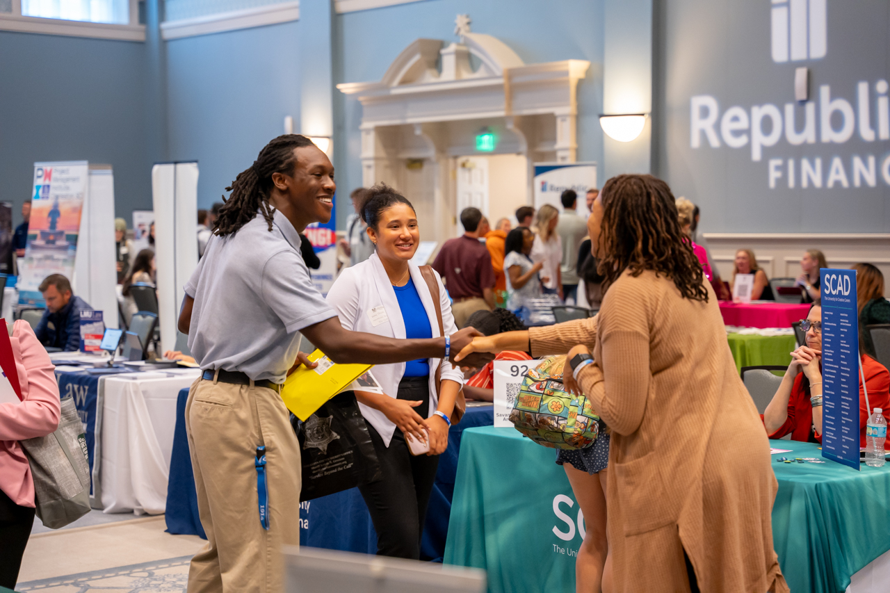 College of Charleston hosts the Career Exploration Fair at the Gillard Center 