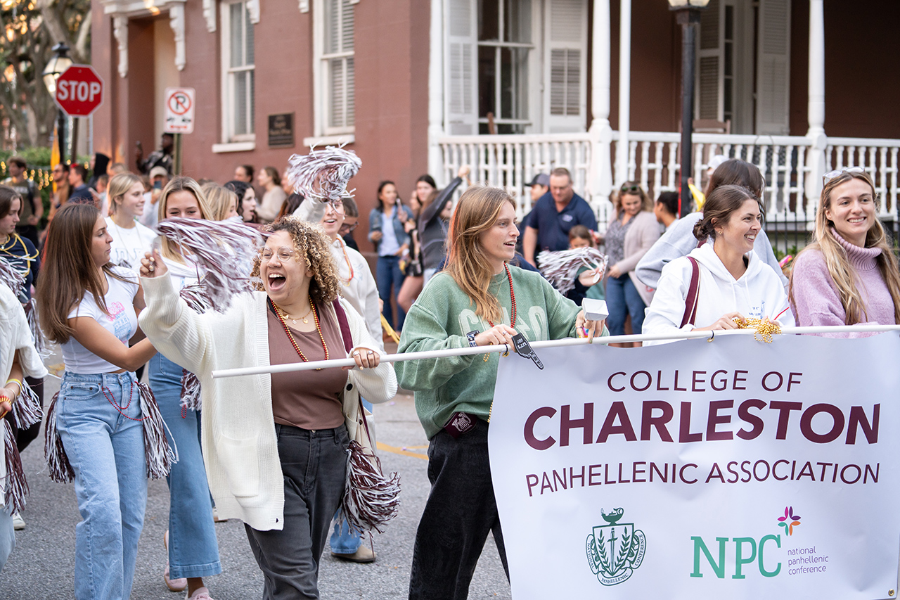 College of Charleston hosts a homecoming parade 