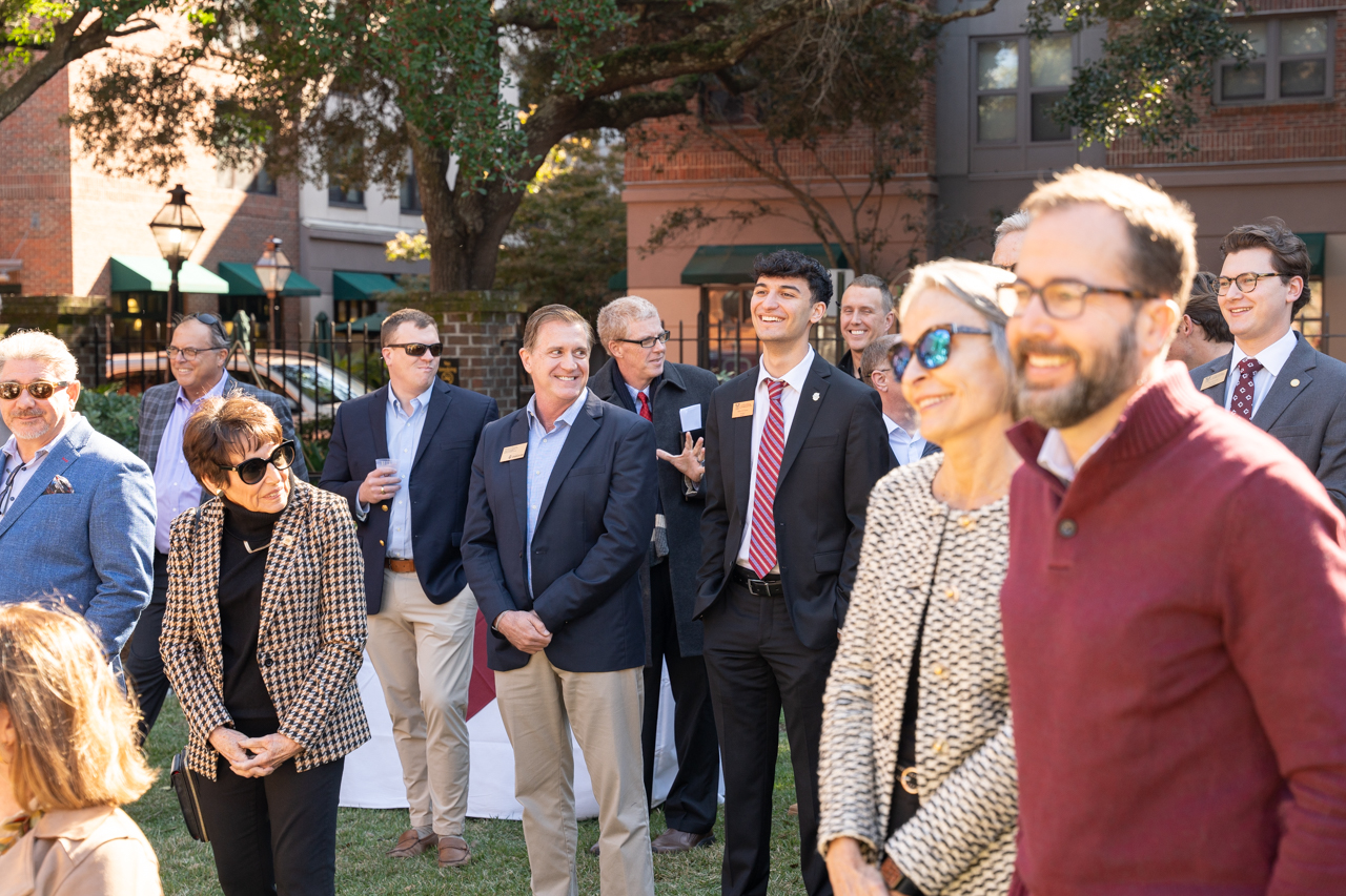 students and faculty join to celebrate Tuccio Center groundbreaking ceremony 