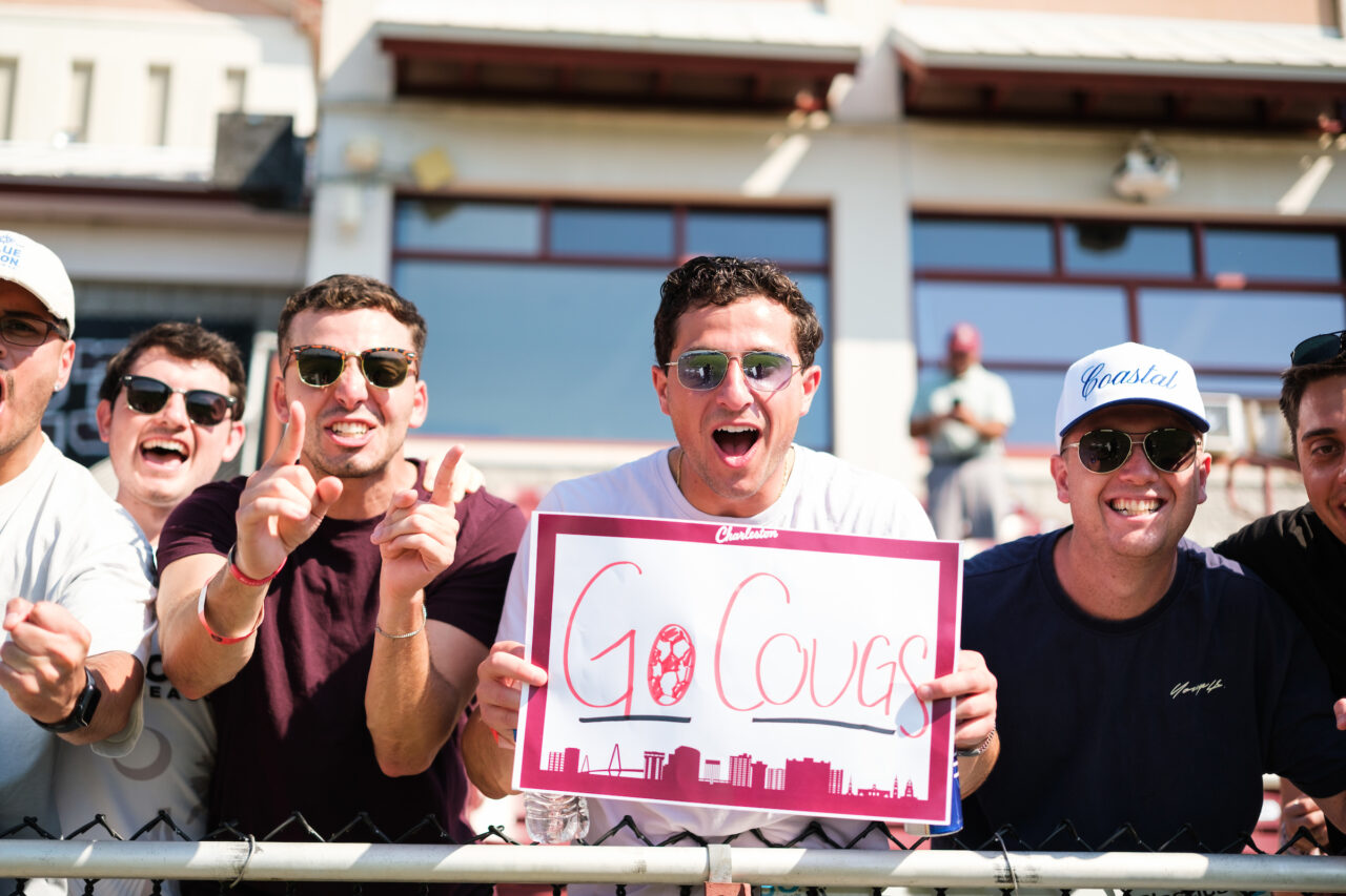 fans at Men's soccer game