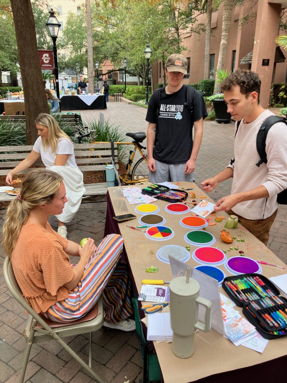 students volunteer for the local community in Cougar Mall