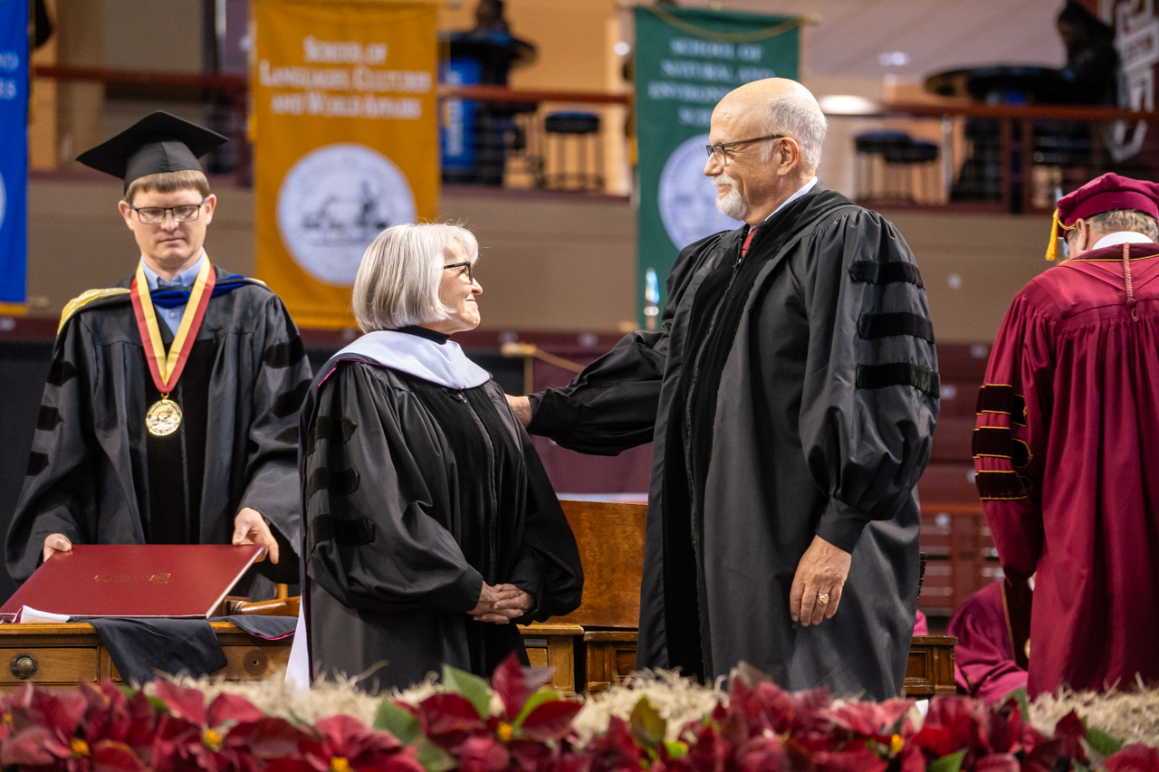 The Martins receive an honorary degree 