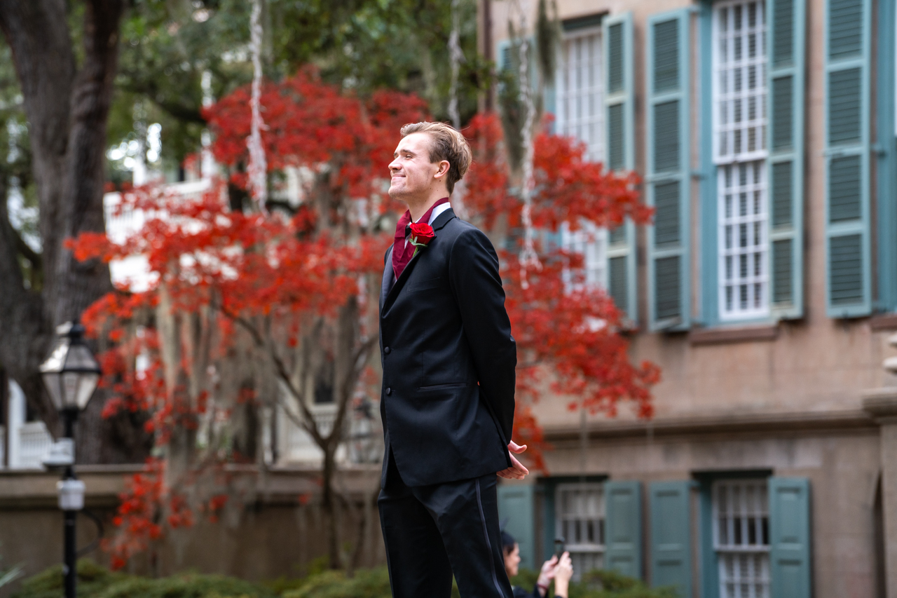 winter graduation at the College of Charleston