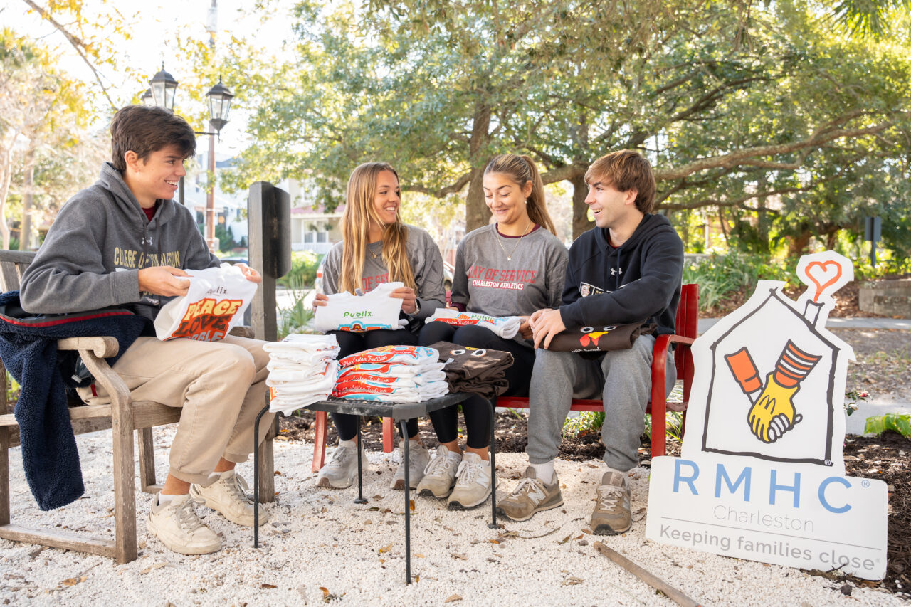 Student Athletes Volunteer at Ronald McDonald House in Charleston 