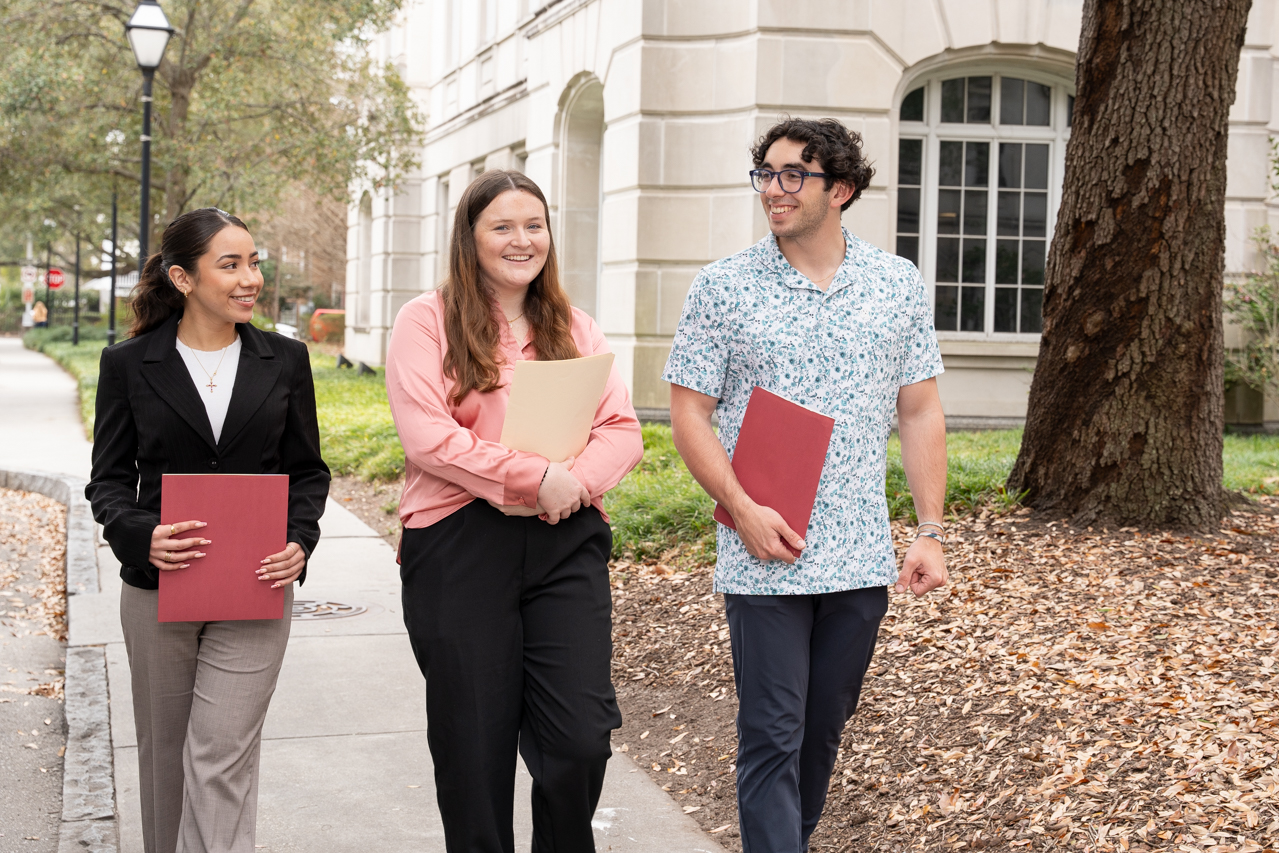 students attend the College of Charleston Career Expo in the Gillard Center