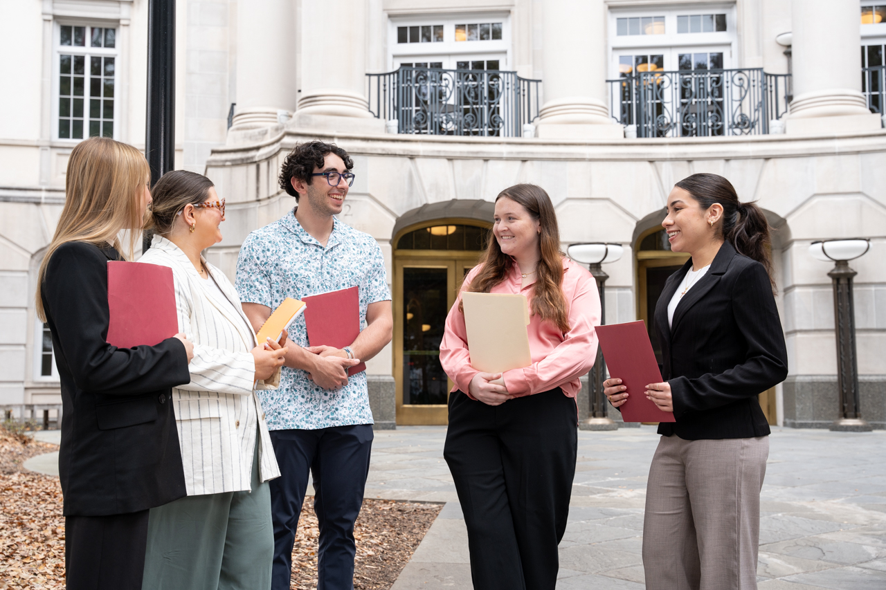 students attend the College of Charleston Career Expo in the Gillard Center