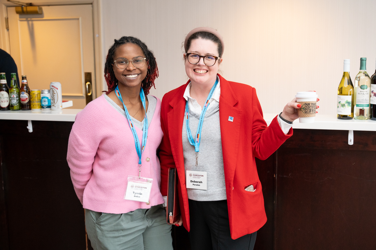 students participate in a networking event at the German-American Business Summit