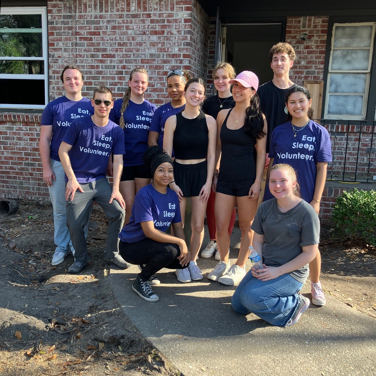 Team at Habitat For Humanity Build