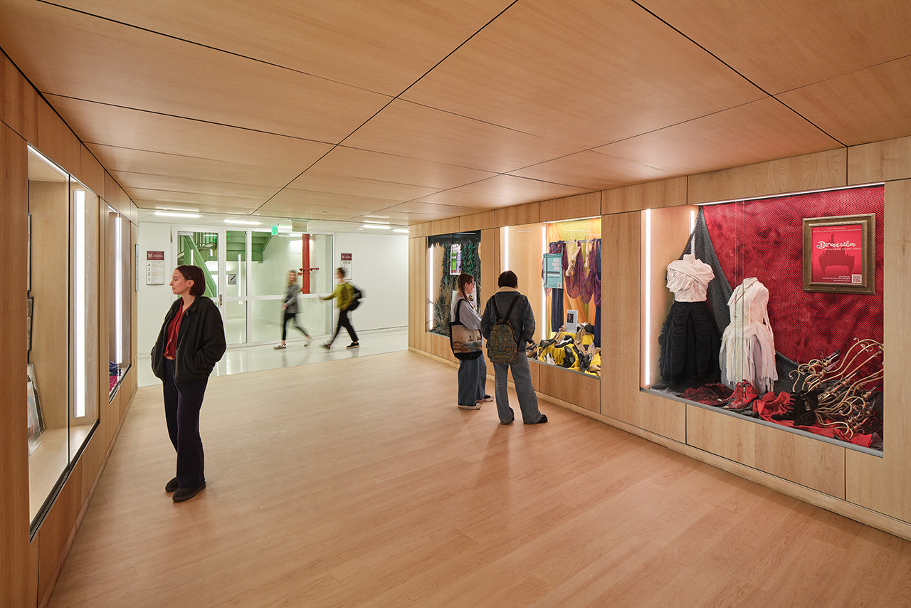 gallery space at the Simons Center 