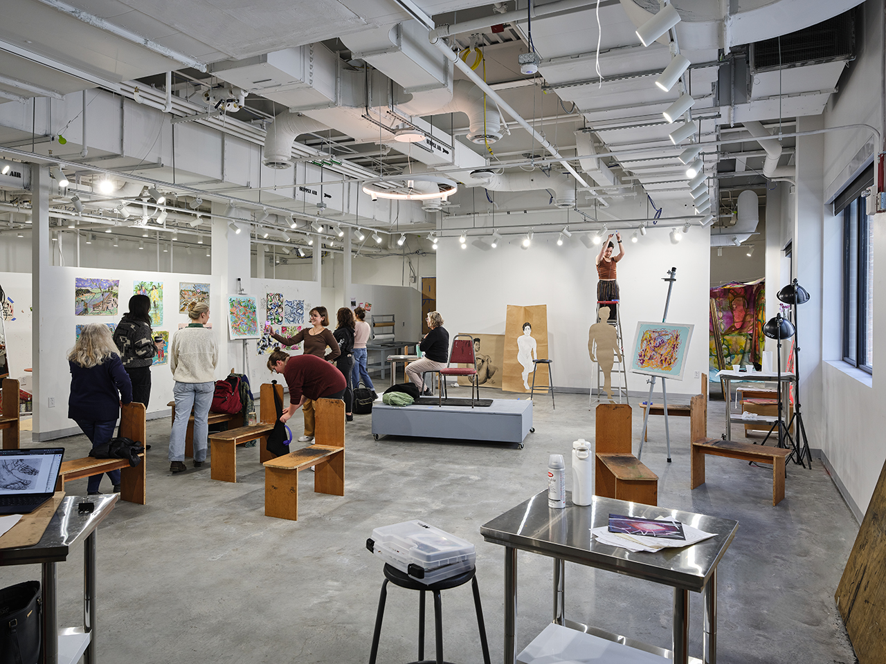 studio art space at the the Simons Center 