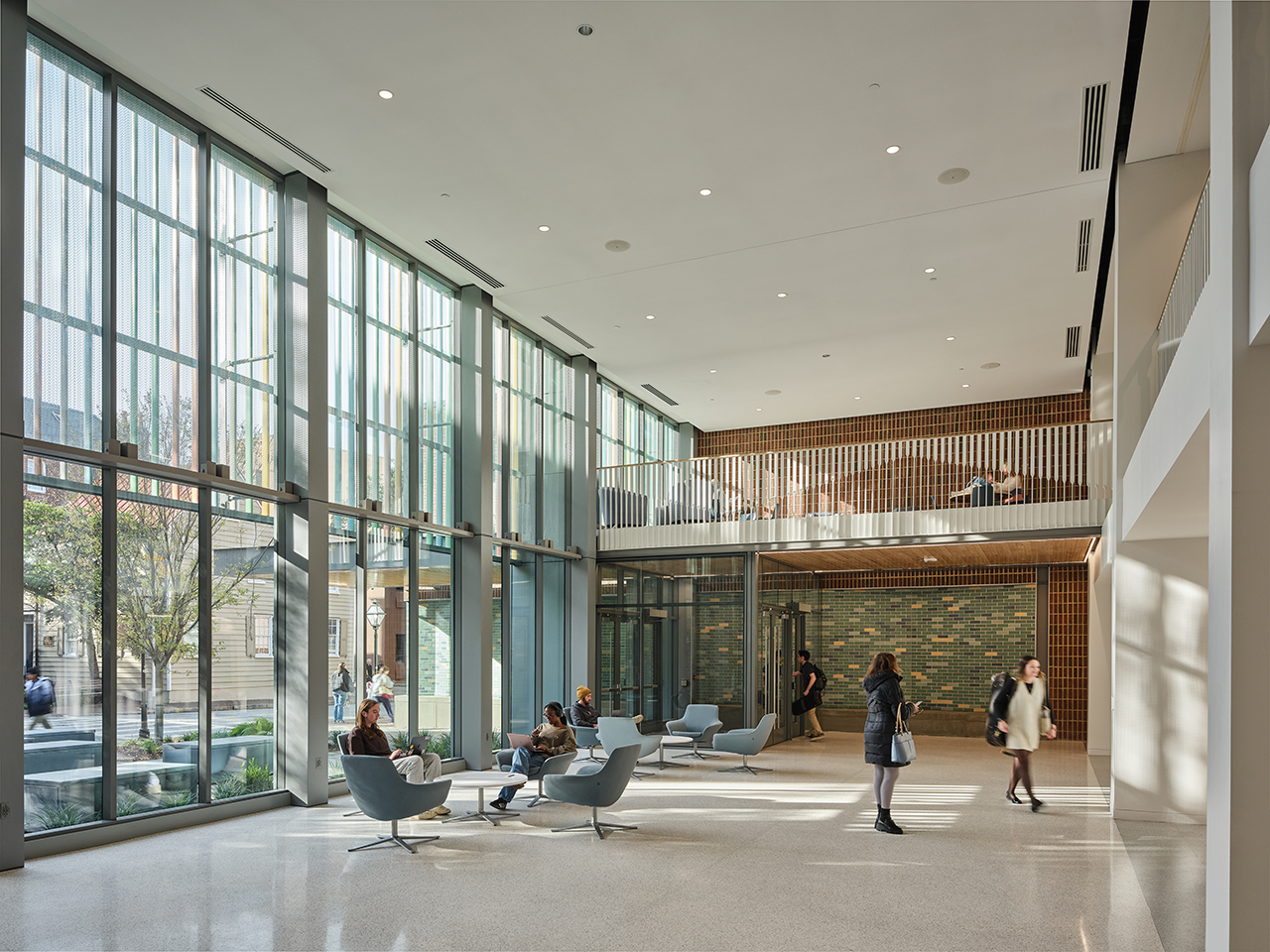 Lobby of the Simons Center 