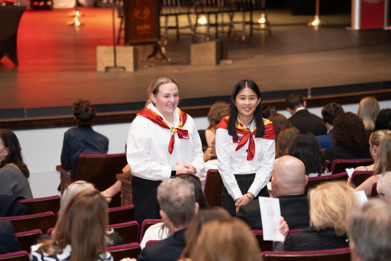 helpers at the Ring Ceremony 