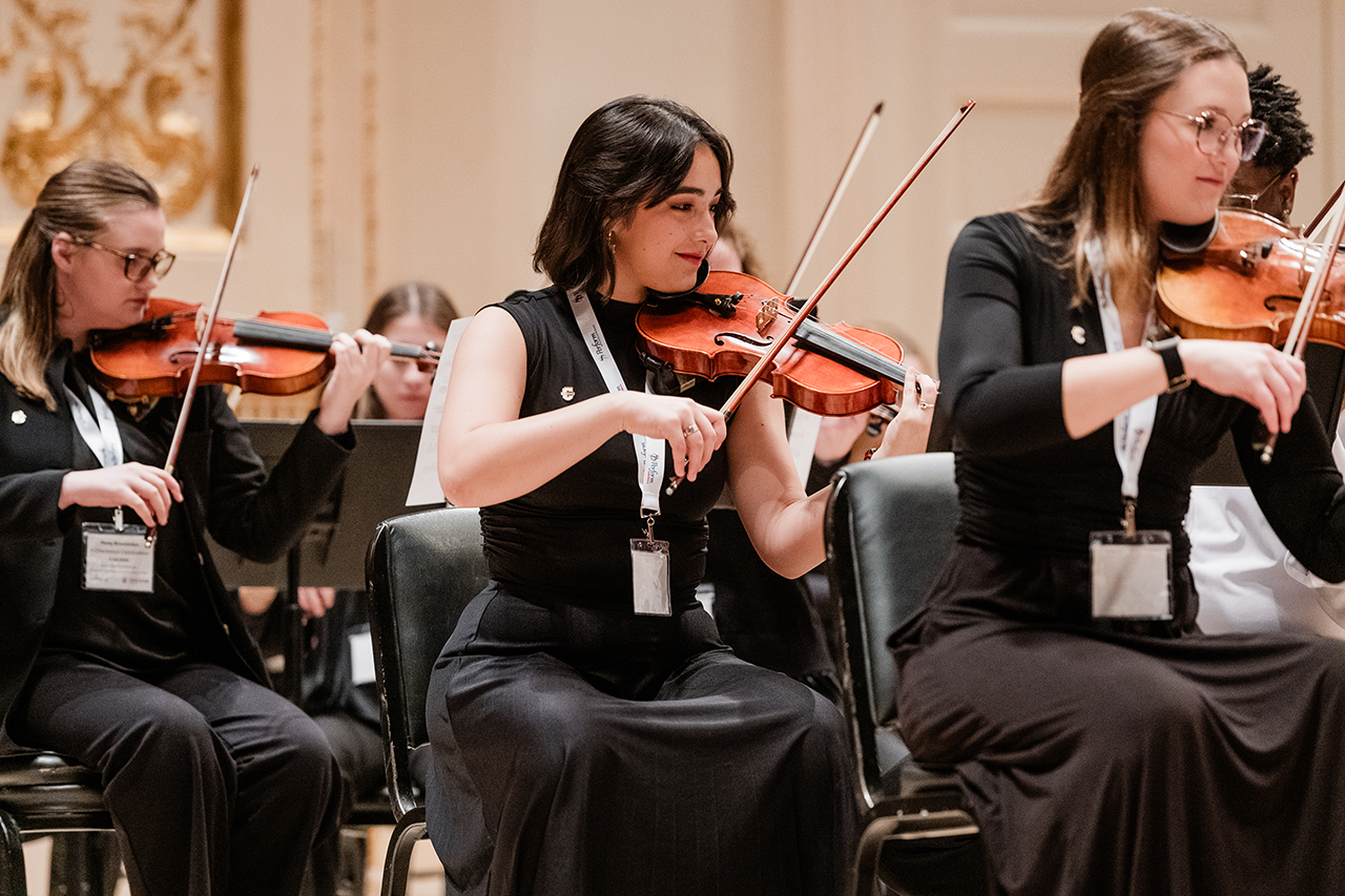 he College of Charleston Orchestra performs at the prestigious Carnegie Hall in New York City