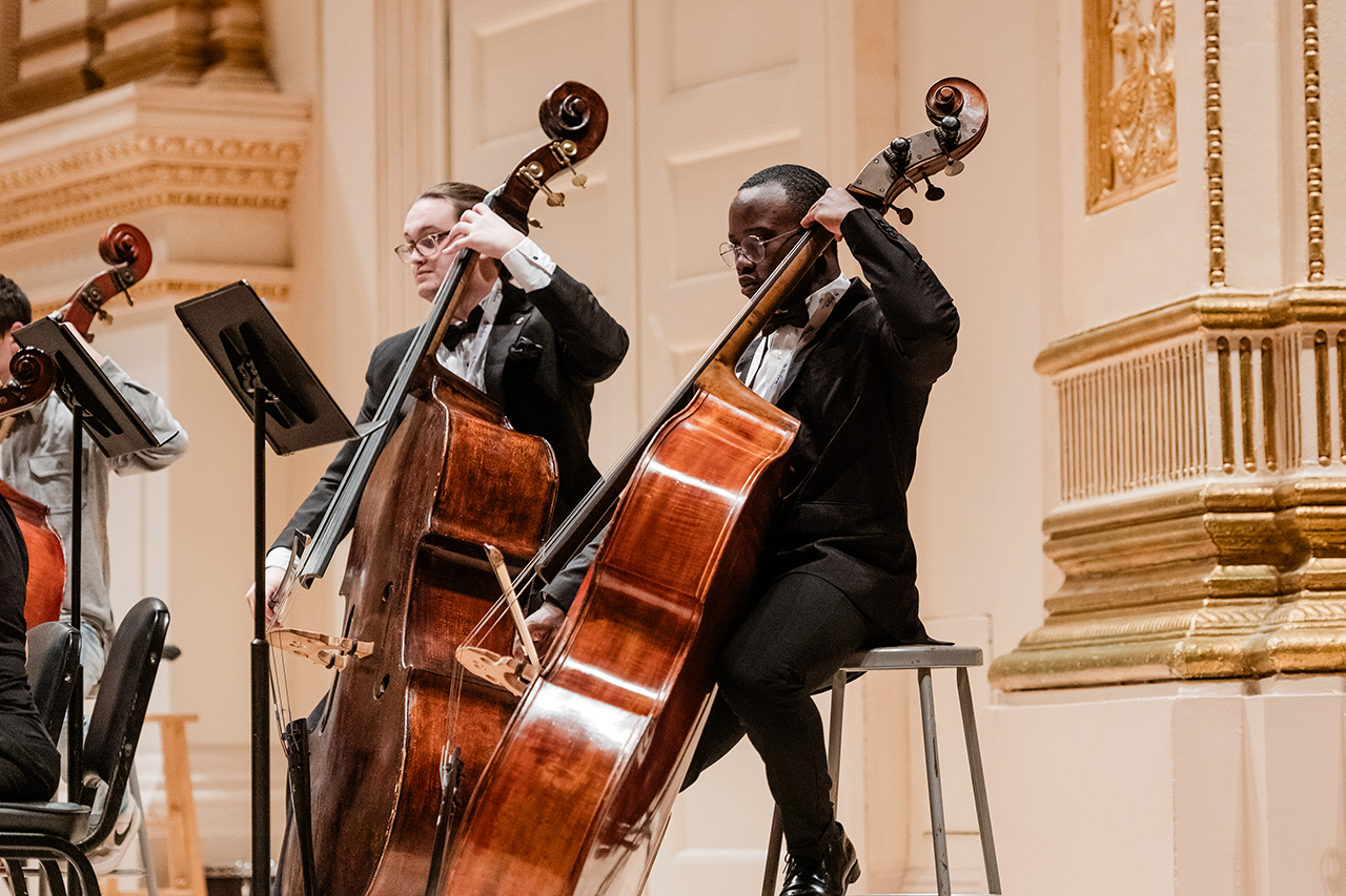 he College of Charleston Orchestra performs at the prestigious Carnegie Hall in New York City