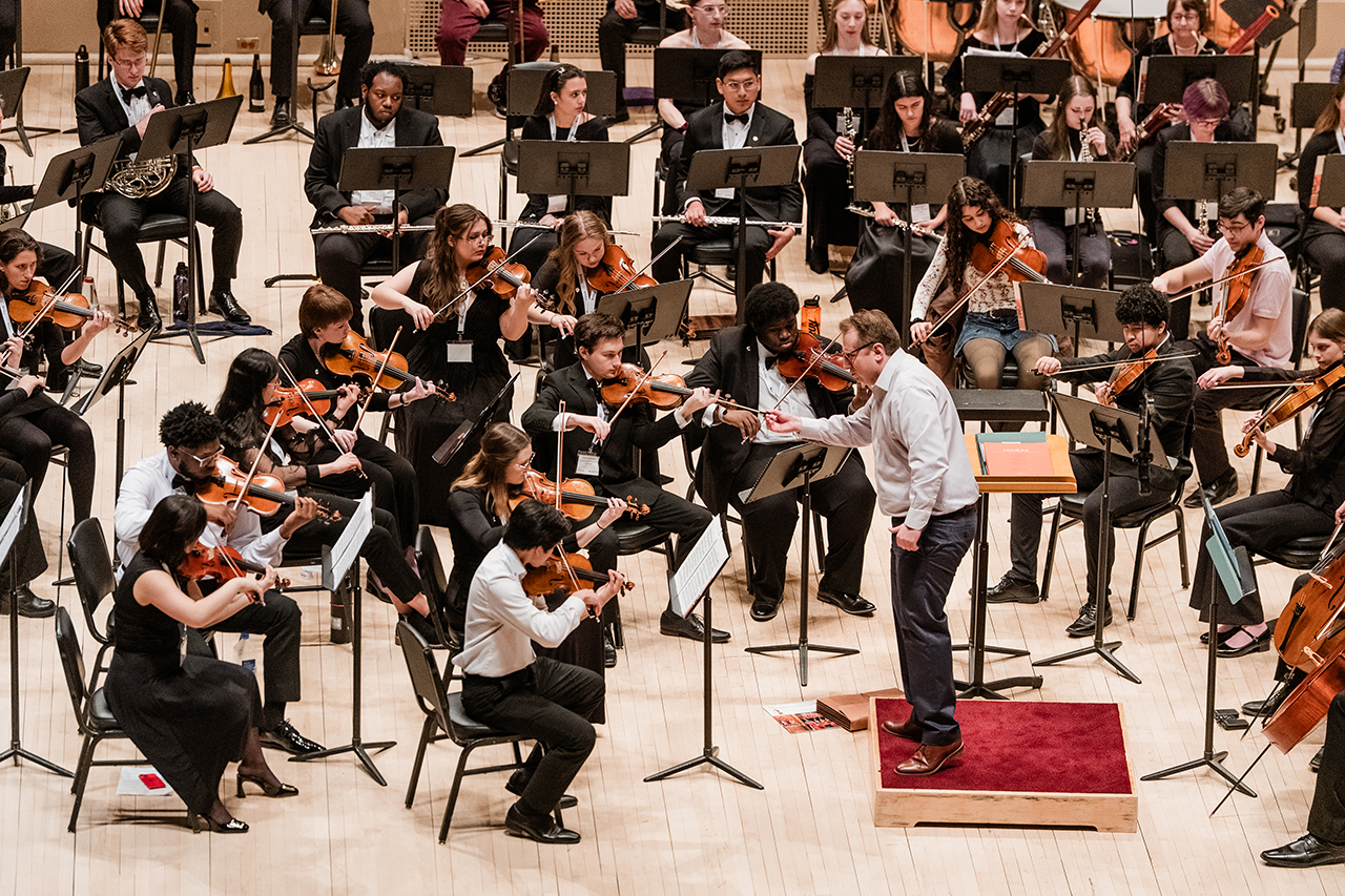 he College of Charleston Orchestra performs at the prestigious Carnegie Hall in New York City