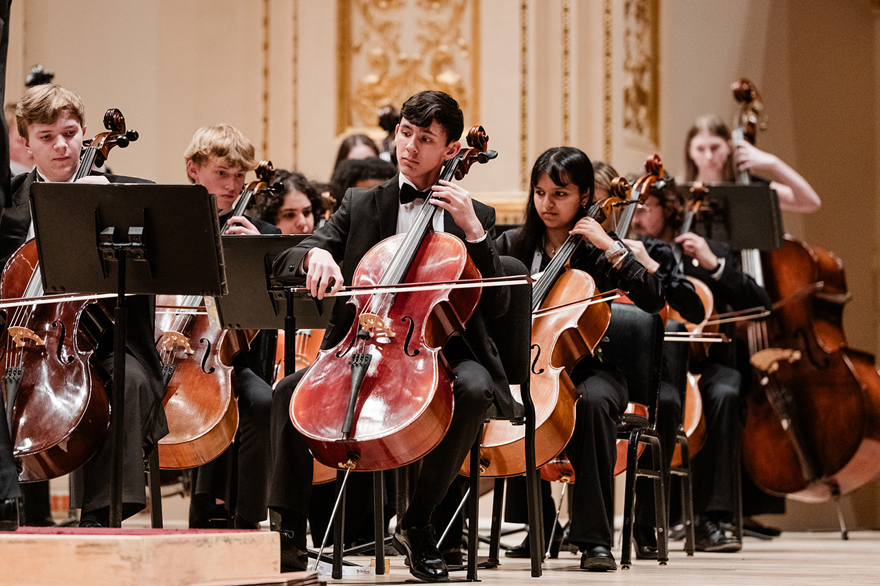 he College of Charleston Orchestra performs at the prestigious Carnegie Hall in New York City