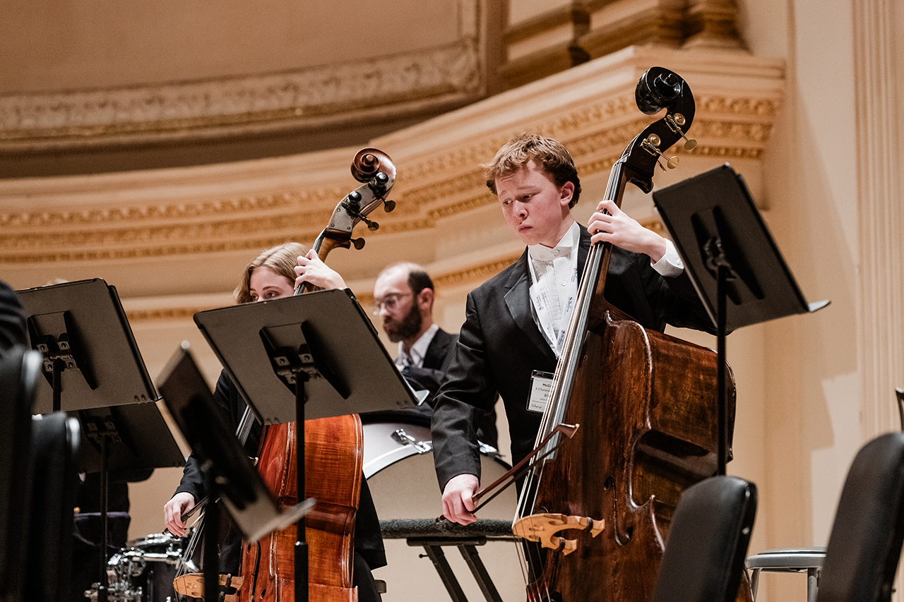 he College of Charleston Orchestra performs at the prestigious Carnegie Hall in New York City