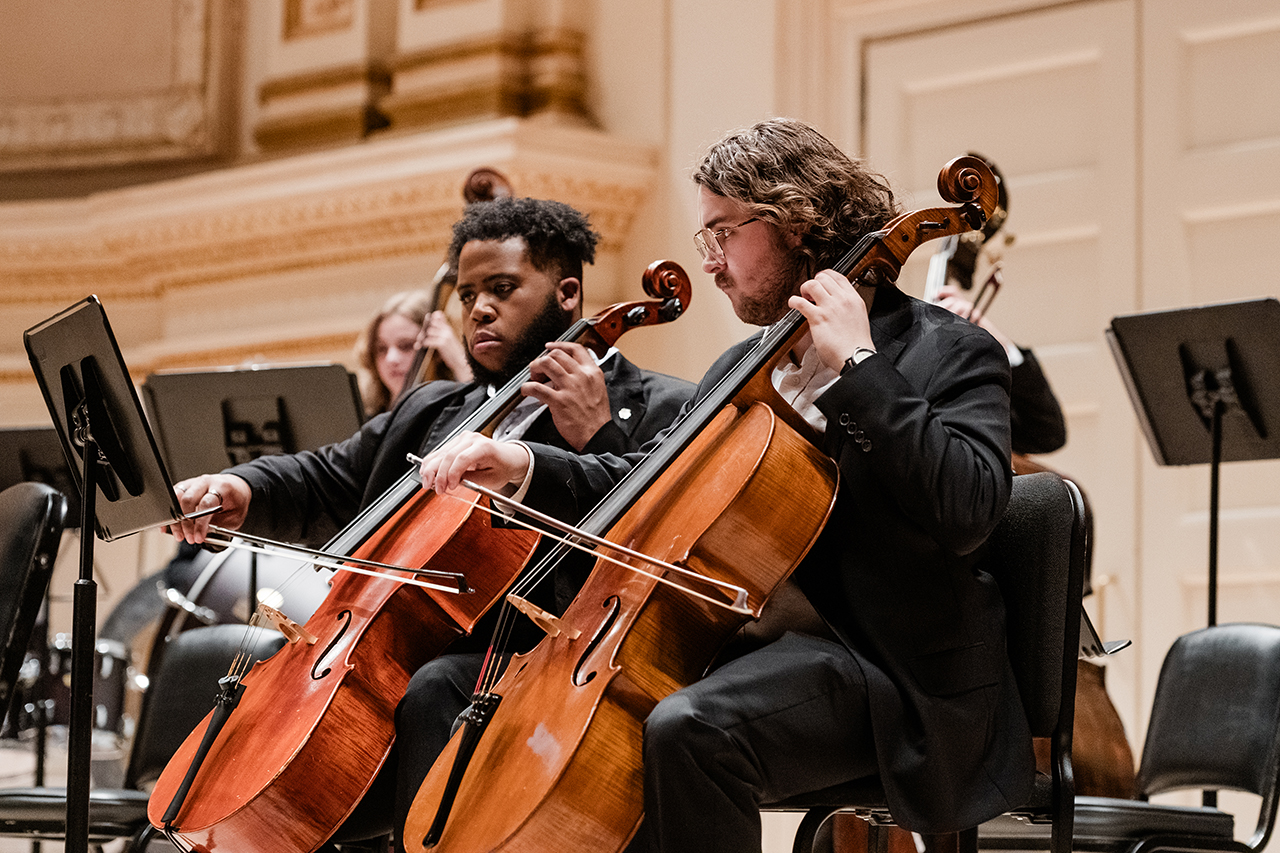 he College of Charleston Orchestra performs at the prestigious Carnegie Hall in New York City