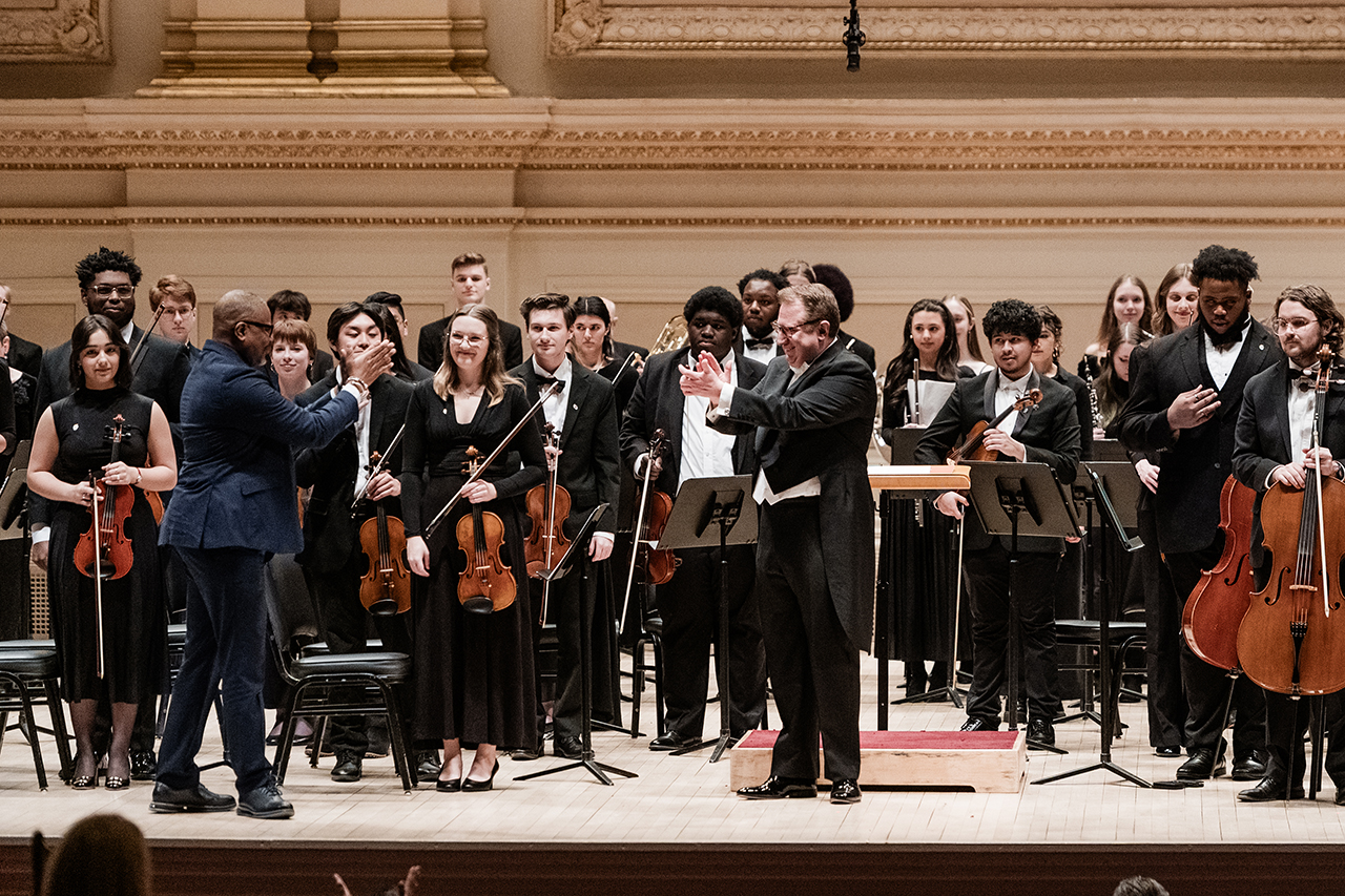 he College of Charleston Orchestra performs at the prestigious Carnegie Hall in New York City