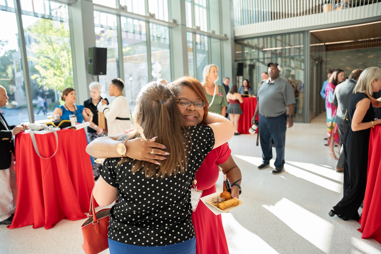 Ken Burns reception in Simmons Center