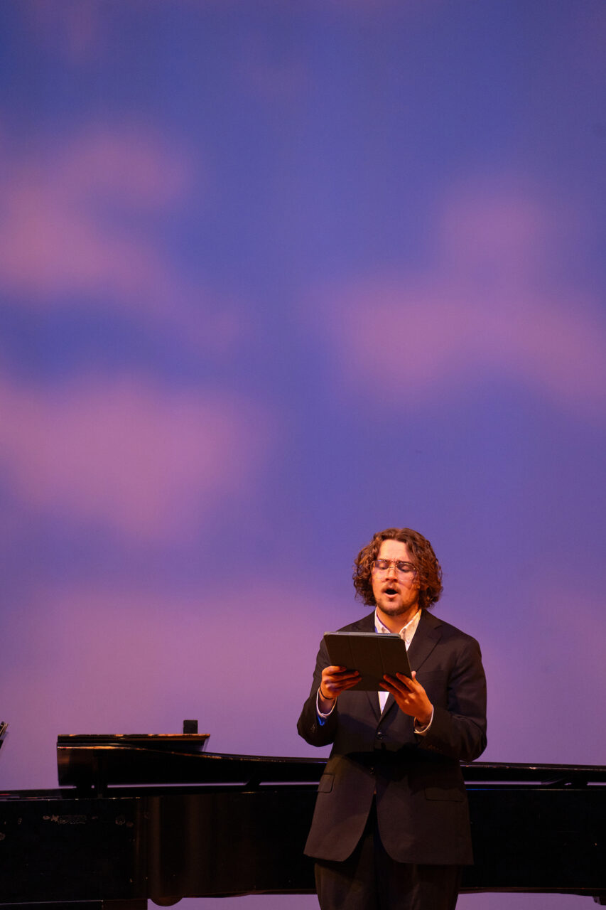 Part of The Spoleto Festival College of Charleston Students perform in the recital hall in the Simons Center
