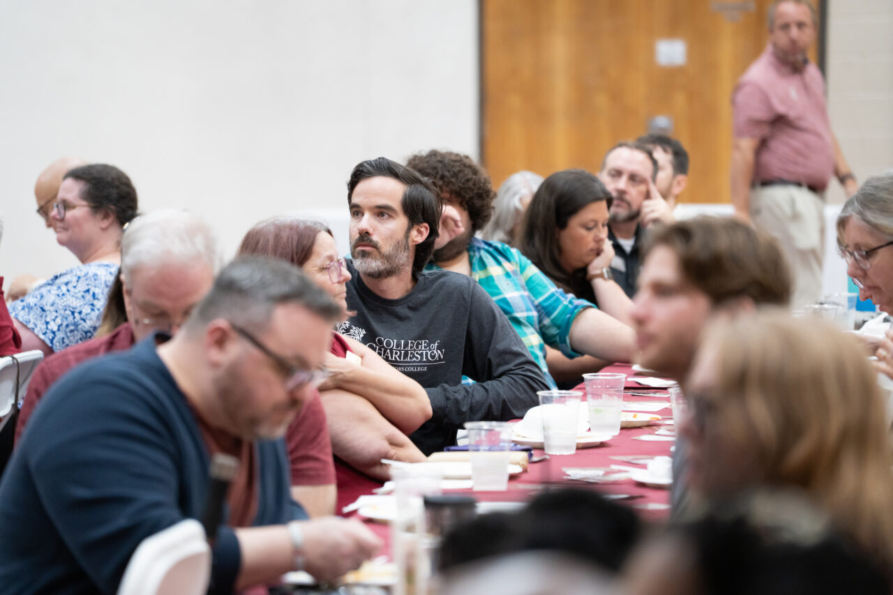 Staff come together to celebrate Staff Awards during the annual luncheon.