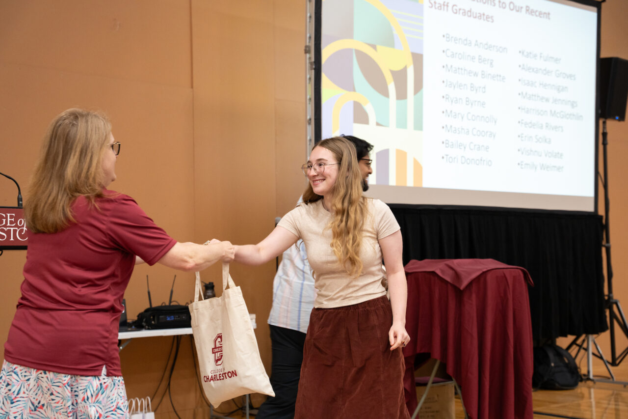 Staff come together to celebrate Staff Awards during the annual luncheon.