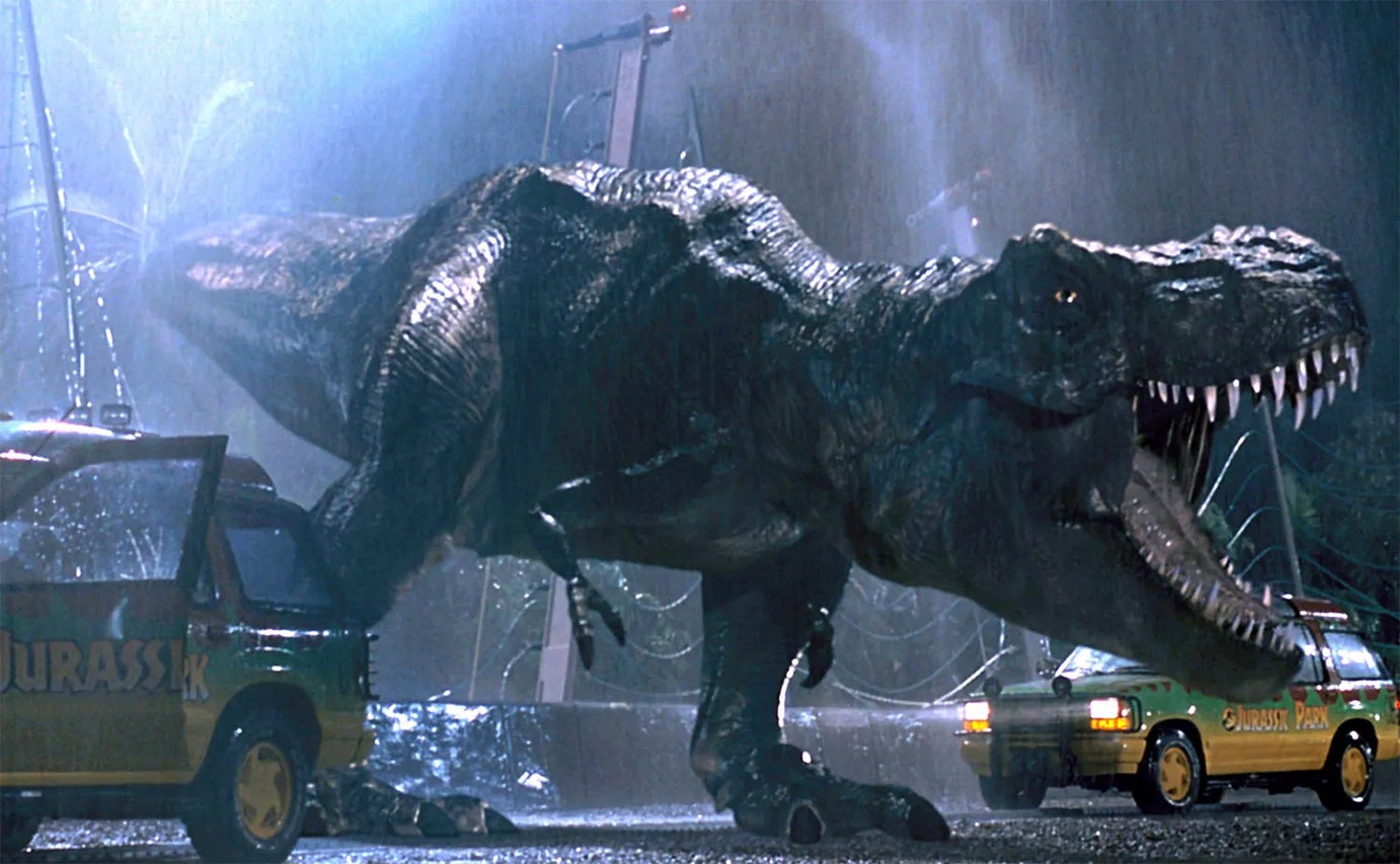 dinosaur in original jurassic park movie