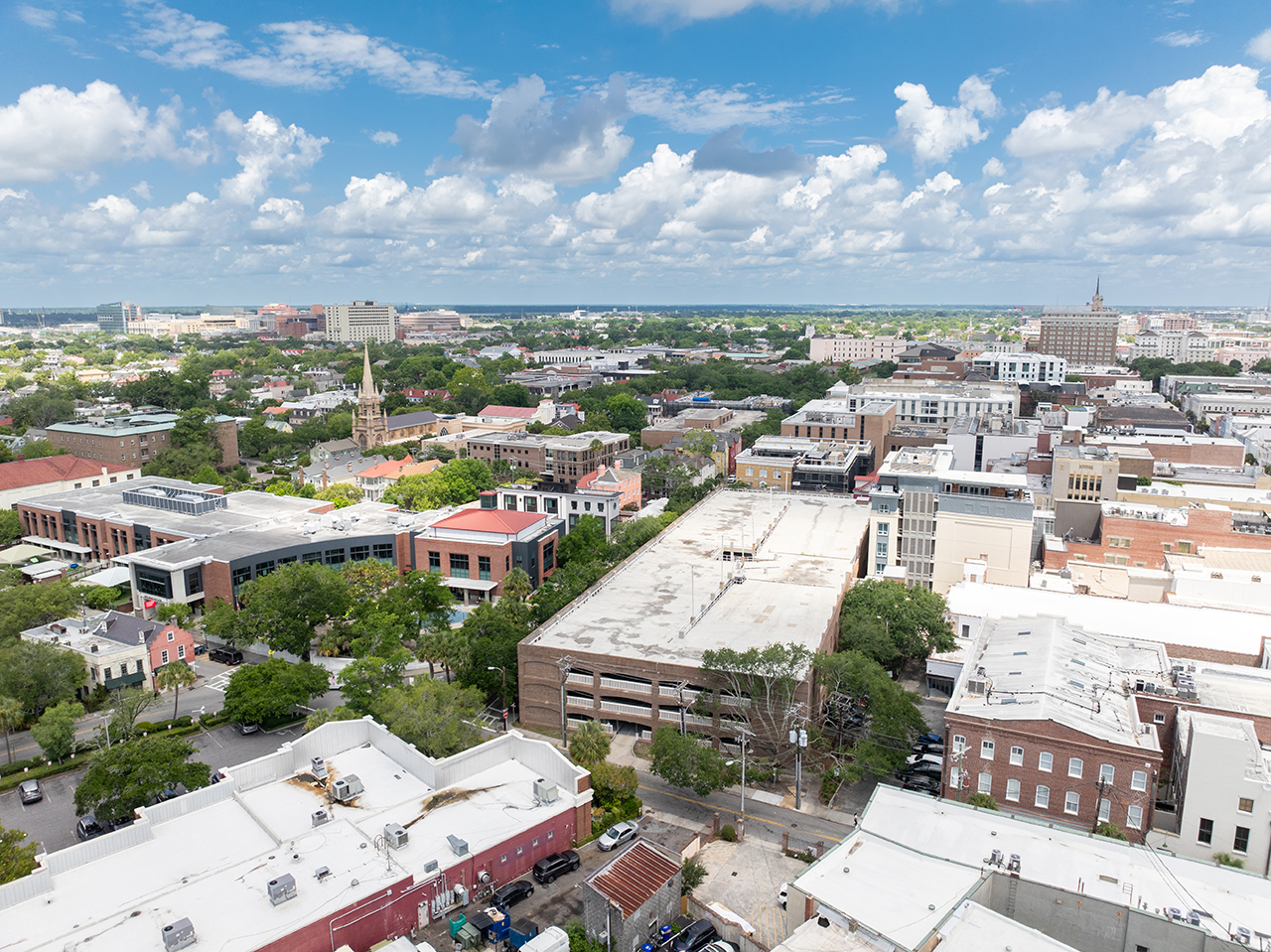 Aerial Photos of Downtown Charleston
