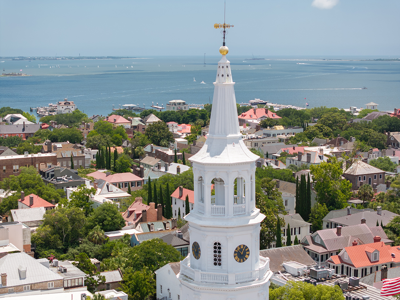Aerial Photos of Downtown Charleston