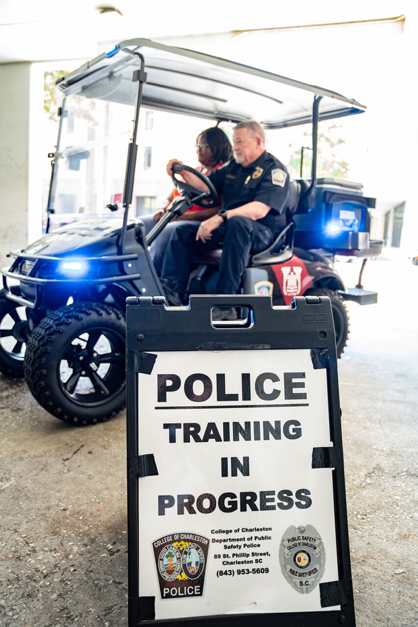 Chief Searson with participant