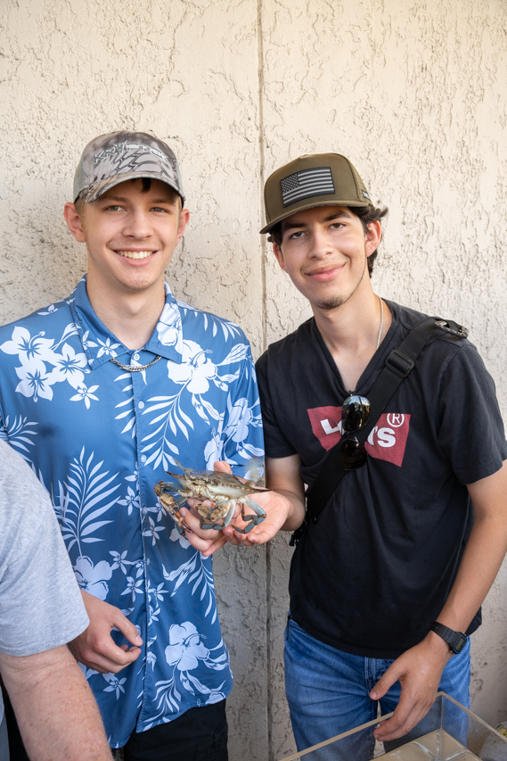 high schoolers come to Grice this summer to learn about marine life
