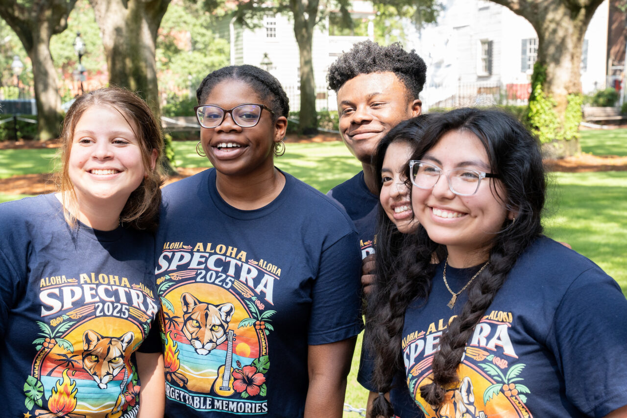 SPECTRA Group Imagine in front of Randolph Hall
